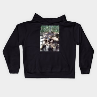 Monsieur Bleu and Grandma Tree Kids Hoodie